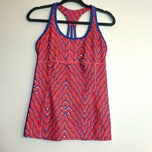 Mountain Hardwear Mighty Active Printed Athletic Tank Top Medium